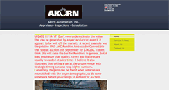 Desktop Screenshot of akornautomotive.com